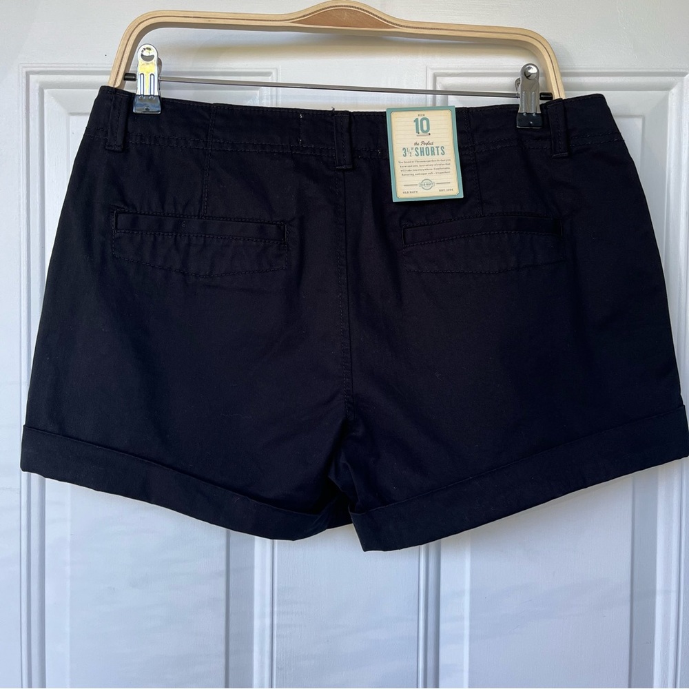 •Old Navy• NWT Perfect Shorts in Black - Size 12 - Picture 6 of 7